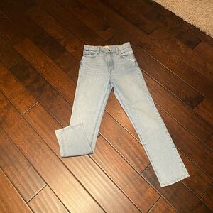 Favorite Daughter Blue Straight Leg Jeans